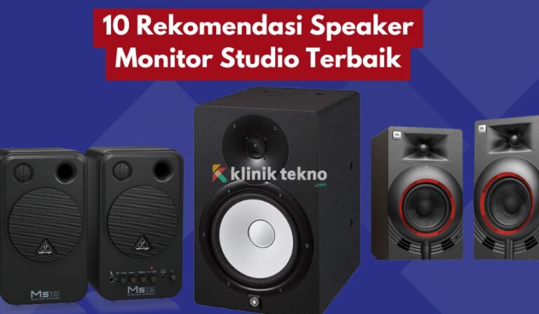 10 Rekomendasi Speaker Monitor Studio Terbaik