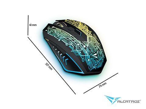 Alcatroz Wireless Rechargeable Gaming Mouse X-Craft Air Tron 5000