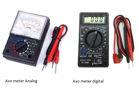 Avometer digital dan analog