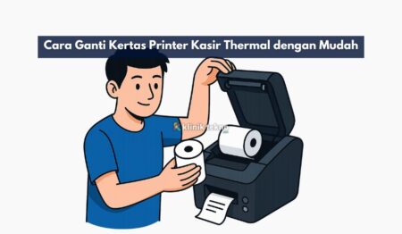 Cara Ganti Kertas Printer Kasir Thermal dengan Mudah