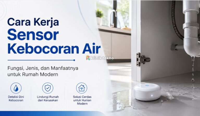 Cara Kerja Sensor Kebocoran Air