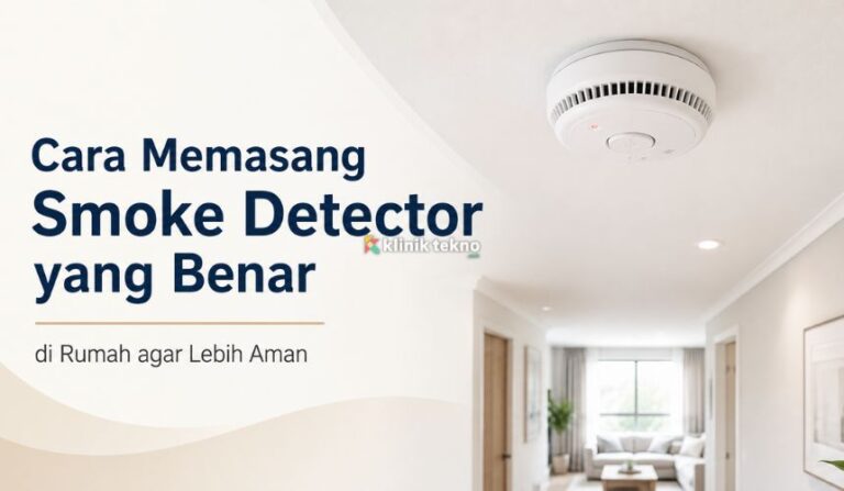 Cara Memasang Smoke Detector