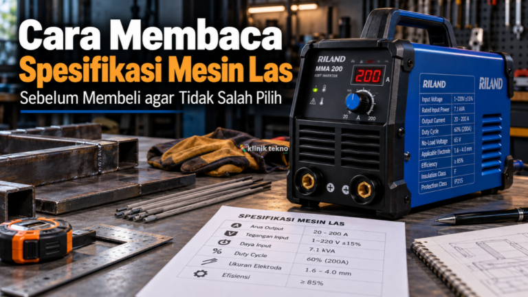 Cara Membaca Spesifikasi Mesin Las