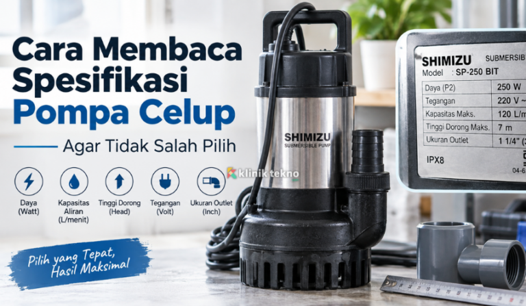 Cara Membaca Spesifikasi Pompa Celup