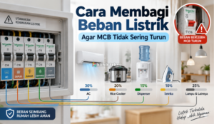 Cara Membagi Beban Listrik agar MCB Tidak Sering Turun Cara Membagi Beban Listrik agar MCB Tidak Sering Turun