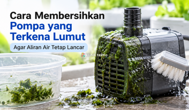 Cara Membersihkan Pompa yang Terkena Lumut
