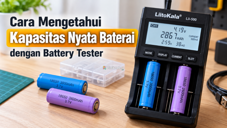 Cara Mengetahui Kapasitas Nyata Baterai dengan Battery Tester