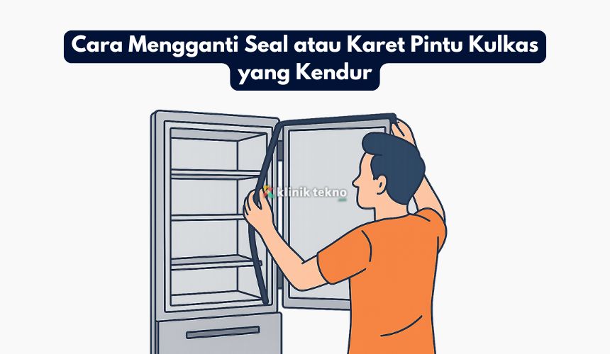 Cara Mengganti Seal atau Karet Pintu Kulkas yang Kendur Cara Mengganti Seal atau Karet Pintu Kulkas yang Kendur