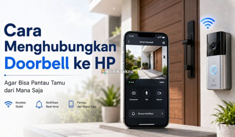 Cara Menghubungkan Doorbell ke HP