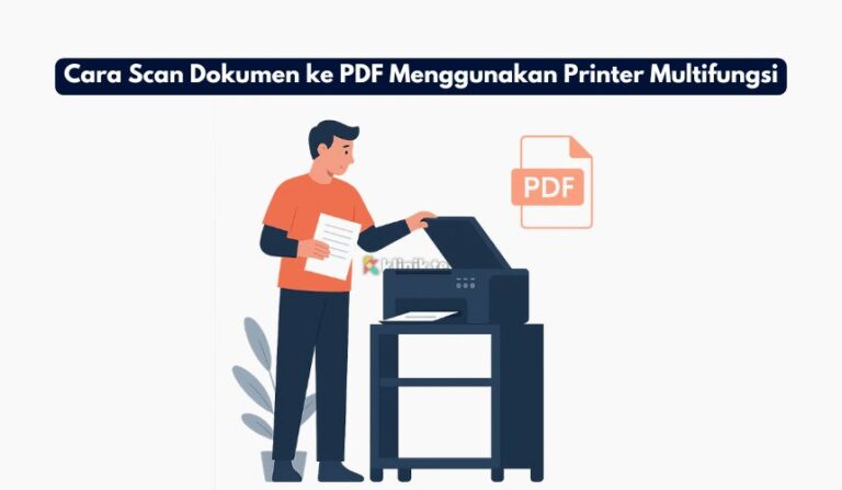 Cara Scan Dokumen ke PDF Menggunakan Printer Multifungsi