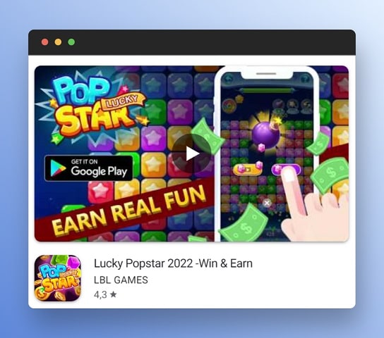 Game PayPal Lucky Popstar