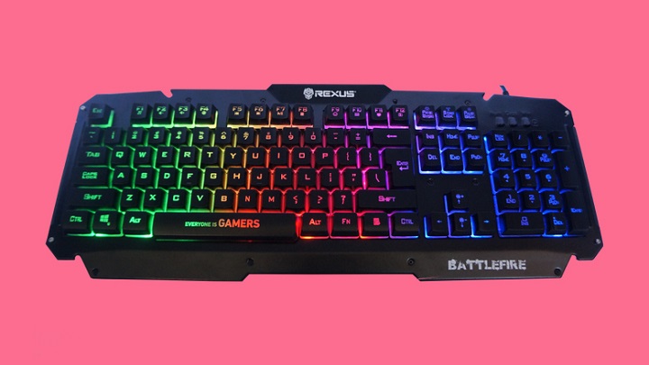 Gaming Keyboard RGB Rexus Battlefire K9D