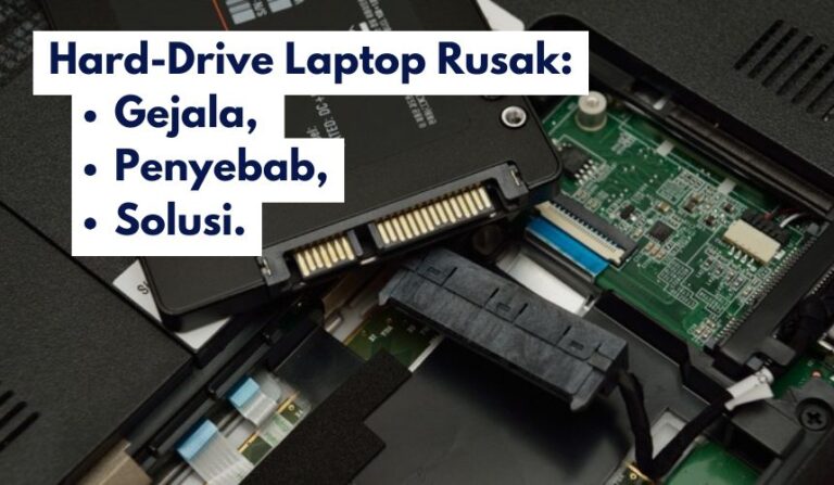 Hard Drive Laptop Rusak