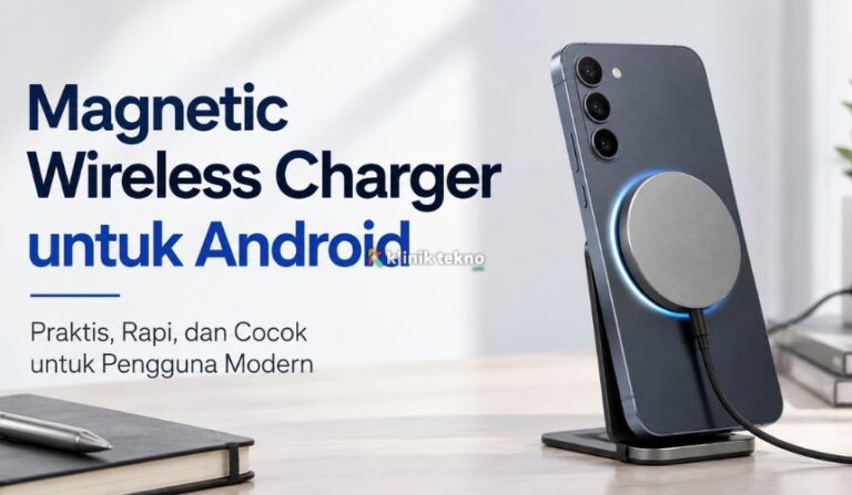 Magnetic Wireless Charger untuk Android