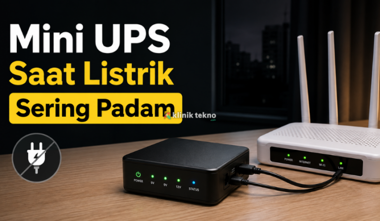 Mini UPS Saat Listrik Sering Padam Mini UPS Saat Listrik Sering Padam