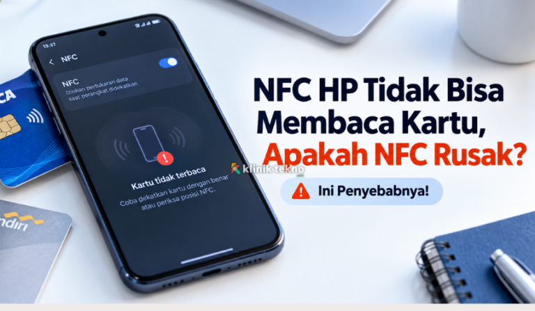NFC HP Tidak Bisa Membaca Kartu