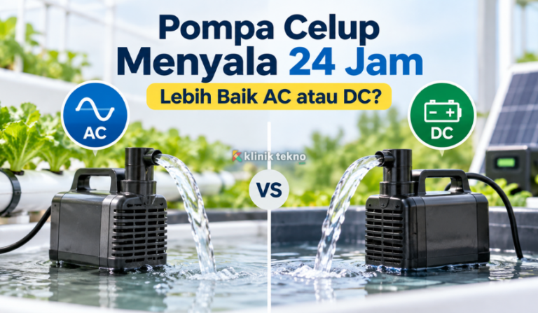 Pompa Celup Menyala 24 Jam
