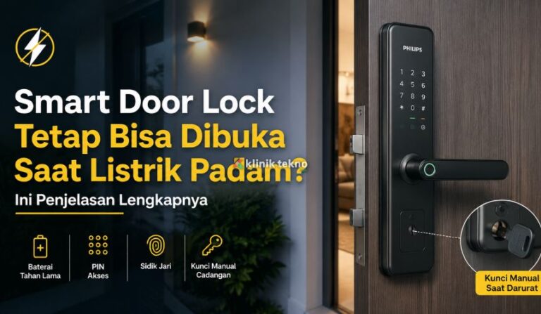 Smart Door Lock Tetap Bisa Dibuka Saat Listrik Padam? Smart Door Lock Tetap Bisa Dibuka Saat Listrik Padam