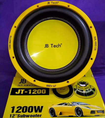 Subwoofer JB TECH JT - 1200 DOUBEL COIL