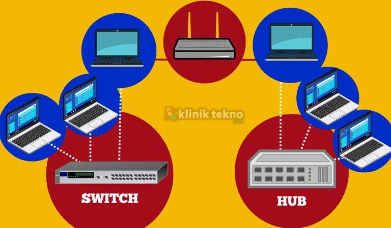 Switch dan Hub Perbedaan Komponen dan Fungsinya Dalam Jaringan