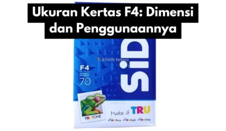 Ukuran Kertas F4