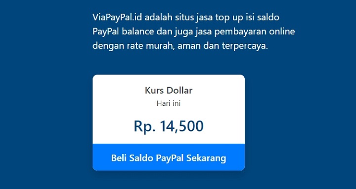 Cara top up saldo PayPal di BRI