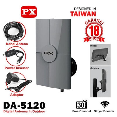 PX DA-5120, Antena TV Digital yan bagus untuk Set Top Box