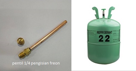 pentil pipa dan gas freon r22